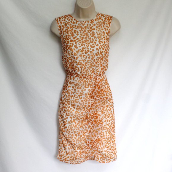 COPY - Sam Edelman Lined Summer Waterfall Ruffle Dress Size XXS - Picture 3 of 6